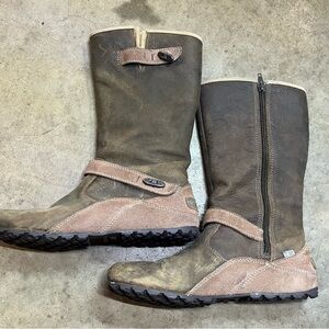 Merrell Haven Autumn Waterproof Knee High Boots Brown/tan  Size 7 Good Used Con